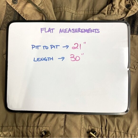 Kismet Tan With Black Southwestern Print Trim Utility Jacket L - Picture 6 of 16